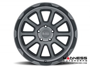 Jeep Custom Wheels (1) -  Black Rhino - 18 x 9.5 - Chase - Brushed Gunmetal Rotary Forged